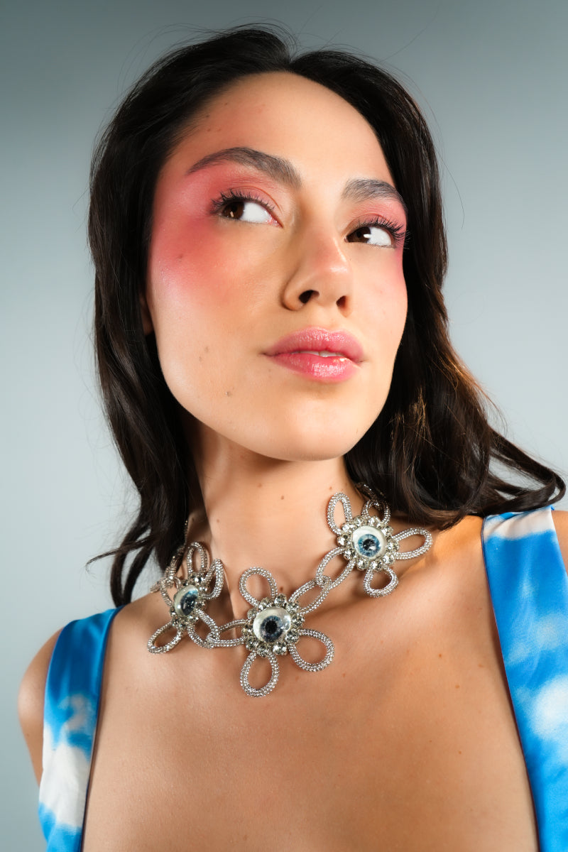 The Silver Flower Necklace