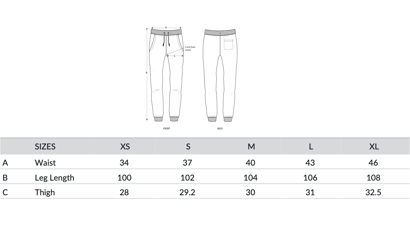 The Unisex Sweatpants in Blue