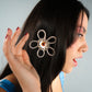 The Silver Flower Earrings