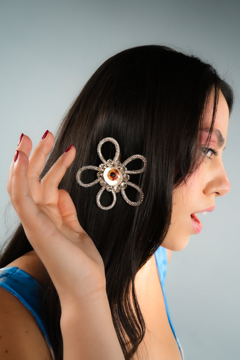 The Silver Flower Earrings