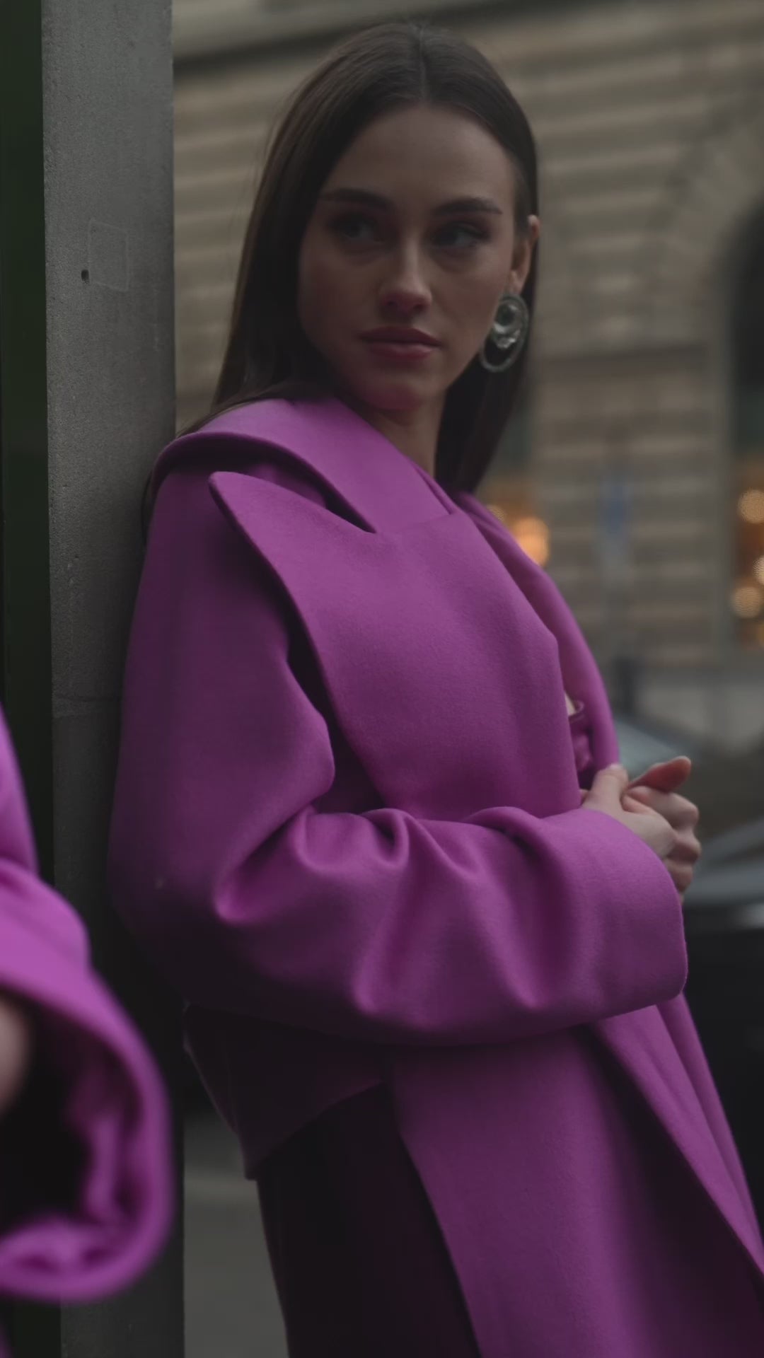 The Pink Coat Eliza in Cashmere Wool - Lola Tong